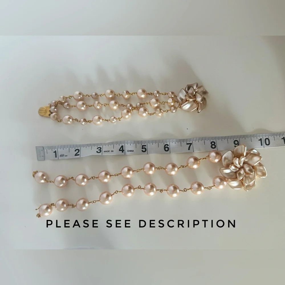 Vintage Tanner Elegant Pearl Necklace with matching bracelet #21
